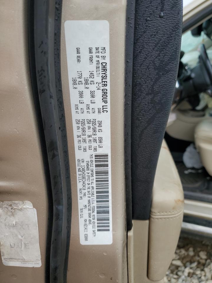 2014 Dodge Durango Limited VIN: 1C4RDHDG8EC443410 Lot: 61386365