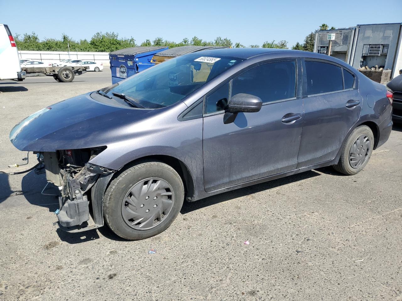 2014 Honda Civic Lx на продаже в Fresno, CA - Front End
