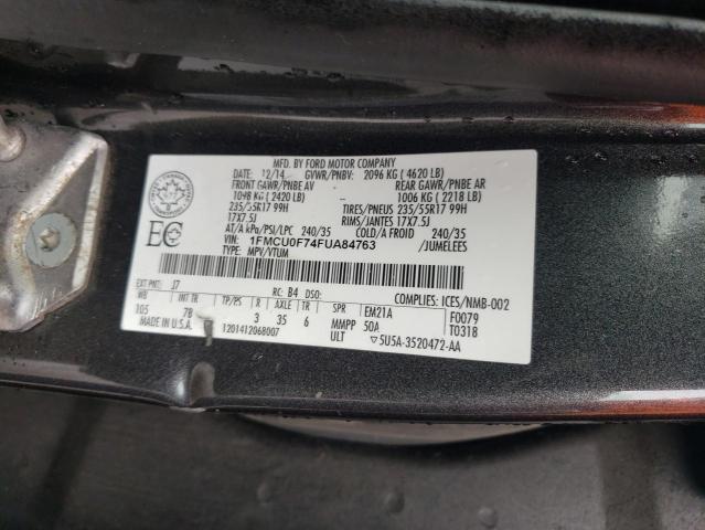 2015 FORD ESCAPE S  