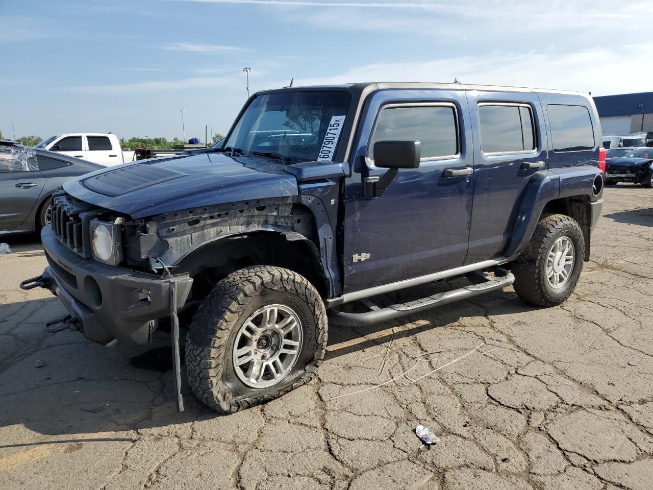 2008 Hummer H3 de vânzare în Woodhaven, MI - Front End