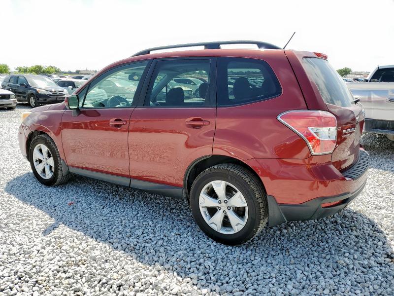  SUBARU FORESTER 2015 Червоний