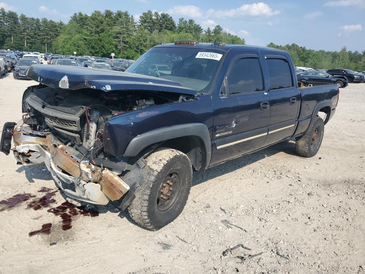 2006 Chevrolet Silverado K2500 Heavy Duty للبيع في Mendon، MA - Front End