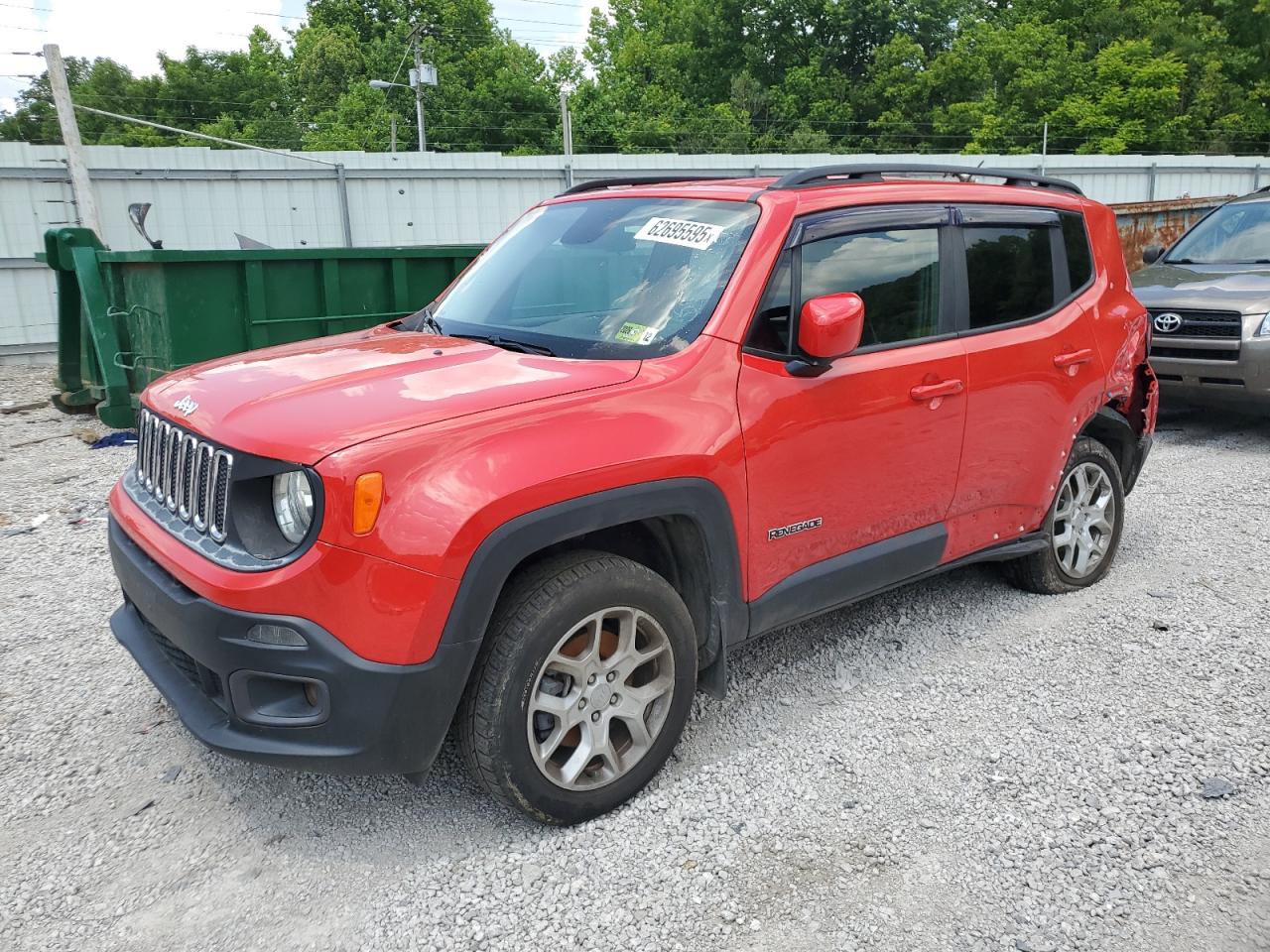 JEEP RENEGADE 2017 VIN ZACCJBBB6HPG51997
