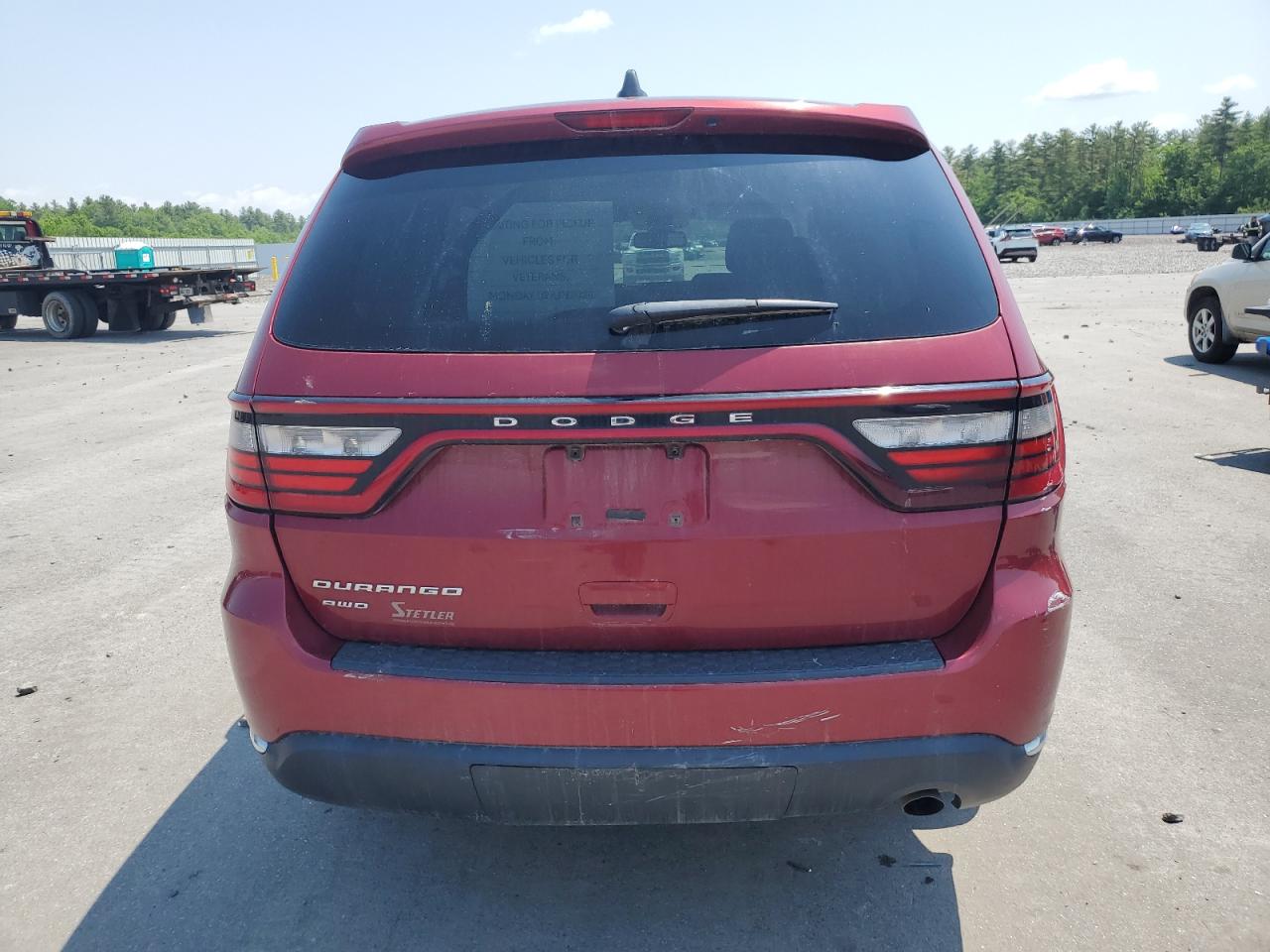 2015 Dodge Durango Sxt VIN: 1C4RDJAG7FC156153 Lot: 59211795