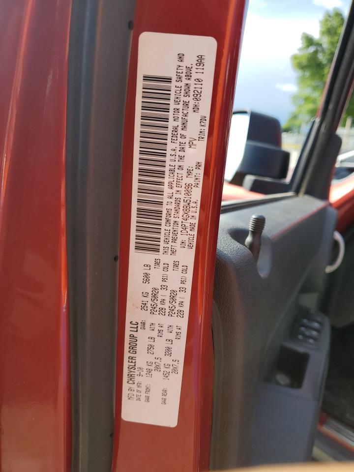2011 Dodge Nitro Heat VIN: 1D4PT4GX8BW510096 Lot: 62066875