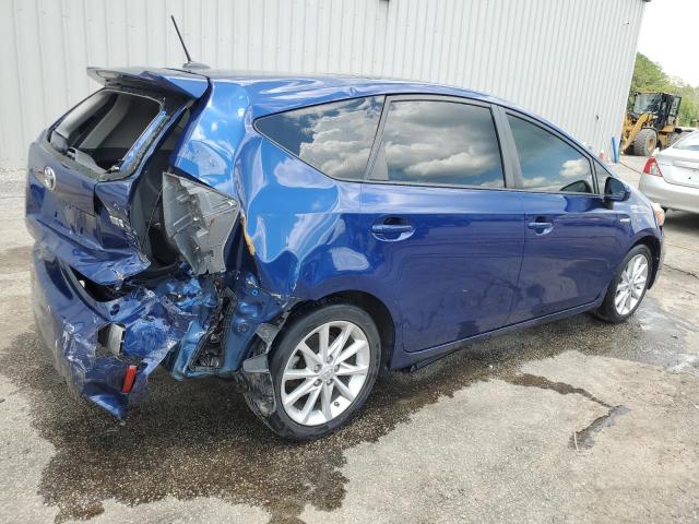  TOYOTA PRIUS 2014 Granatowy