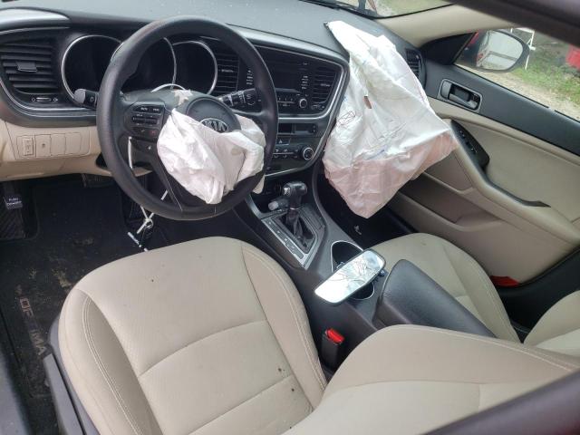  KIA OPTIMA 2014 Red