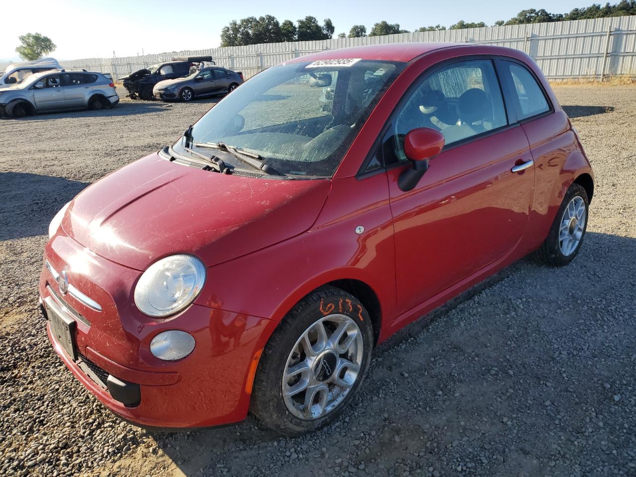 2015 Fiat 500 Pop red null gas 3C3CFFAR6FT672916 photo #1