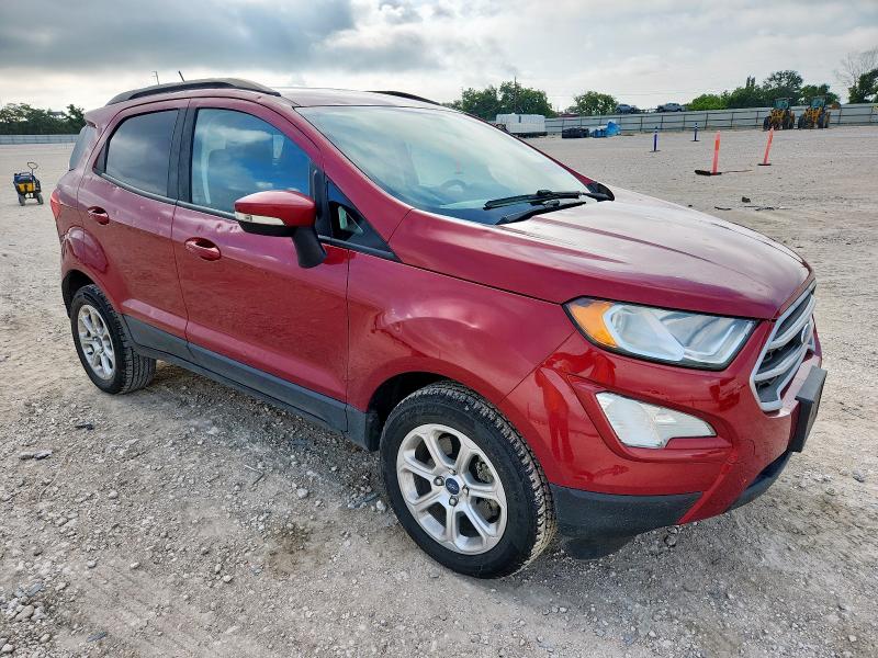  FORD ECOSPORT 2020 Red