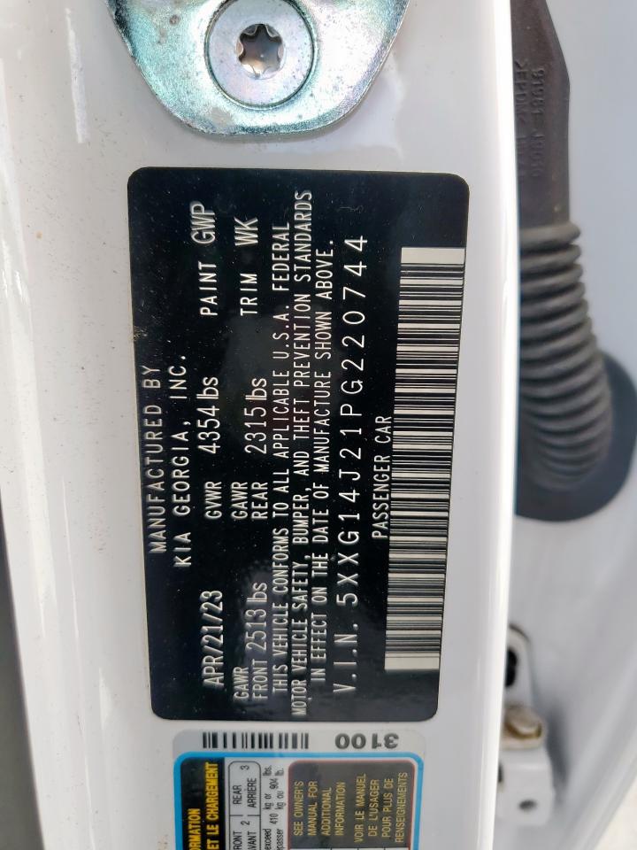 KIA K5 2023 VIN 5XXG14J21PG220744 фото 12