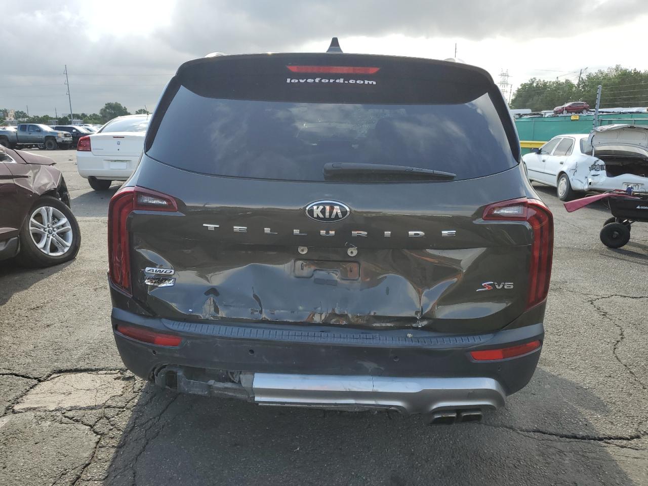 2020 Kia Telluride S VIN: 5XYP6DHC7LG082536 Lot: 62130985