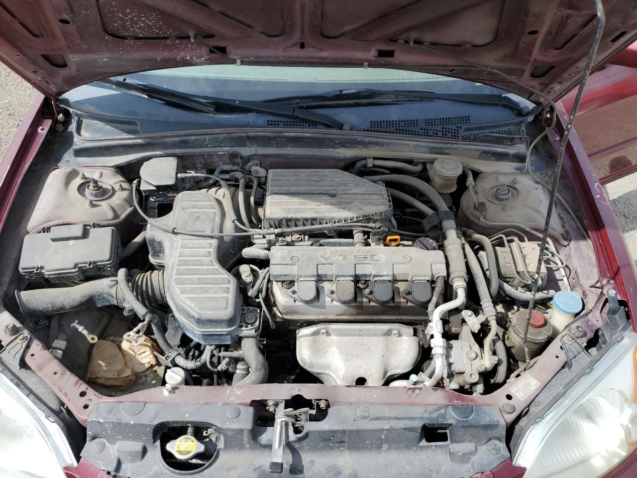 2002 Honda Civic Ex VIN: 2HGES26712H527884 Lot: 80656065