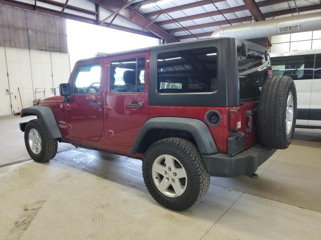 Parquets JEEP WRANGLER 2013 Czerwony