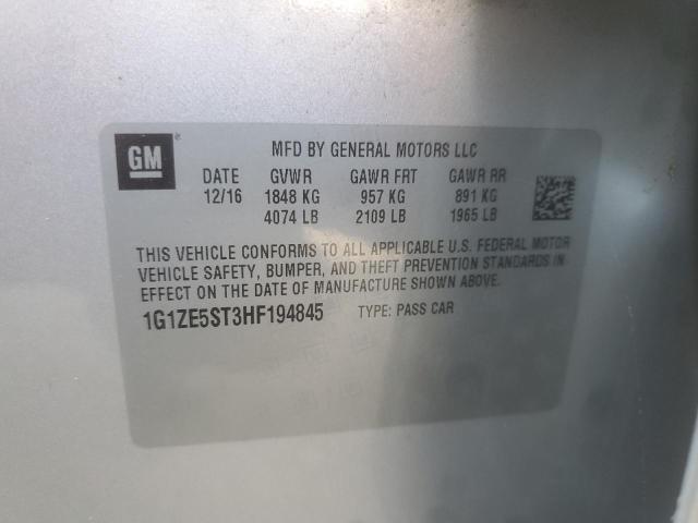 2017 CHEVROLET MALIBU LT  