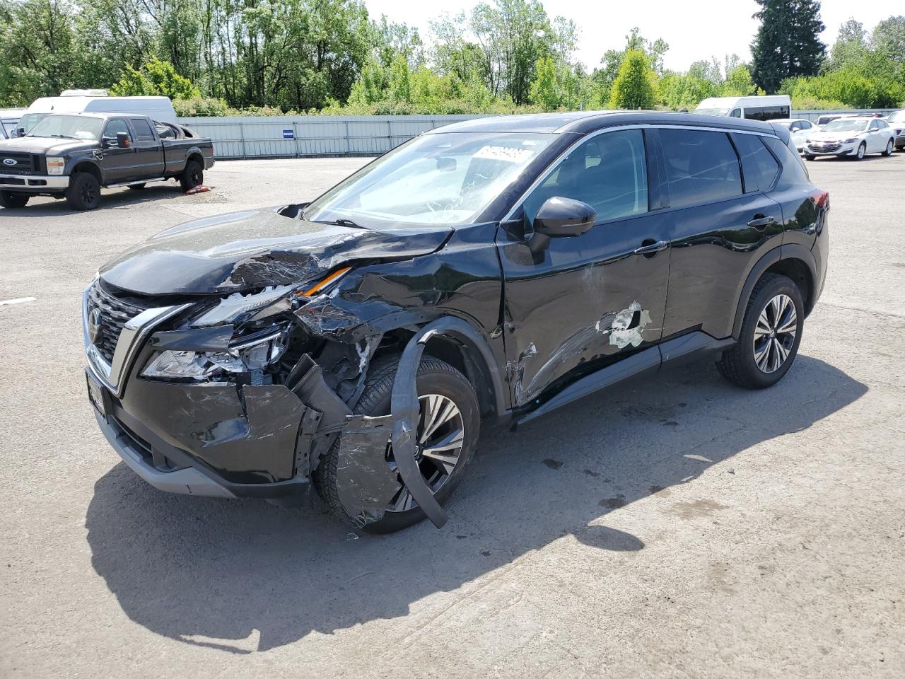 2021 Nissan Rogue Sv للبيع في Portland، OR - Front End