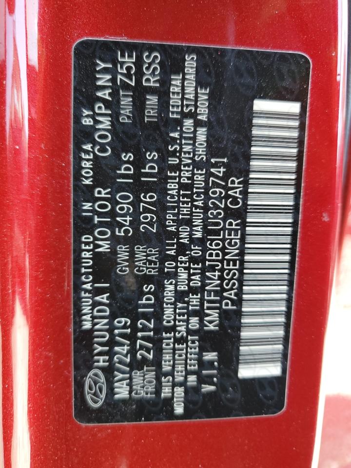 2020 Genesis G80 Base VIN: KMTFN4JB6LU329741 Lot: 61274715
