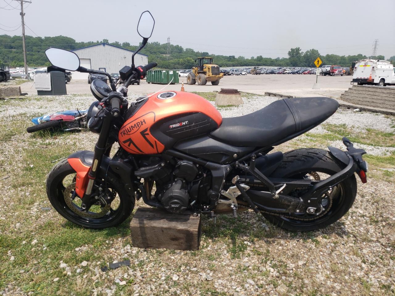 2023 Triumph Motorcycle Trident 660 orange null gas SMTL10UL3PTBK5490 photo #4
