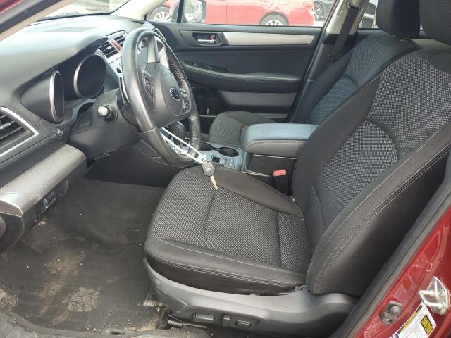  SUBARU OUTBACK 2017 Czerwony