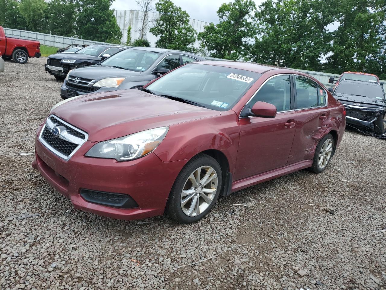 SUBARU LEGACY 2013 VIN 4S3BMBC63D3042191