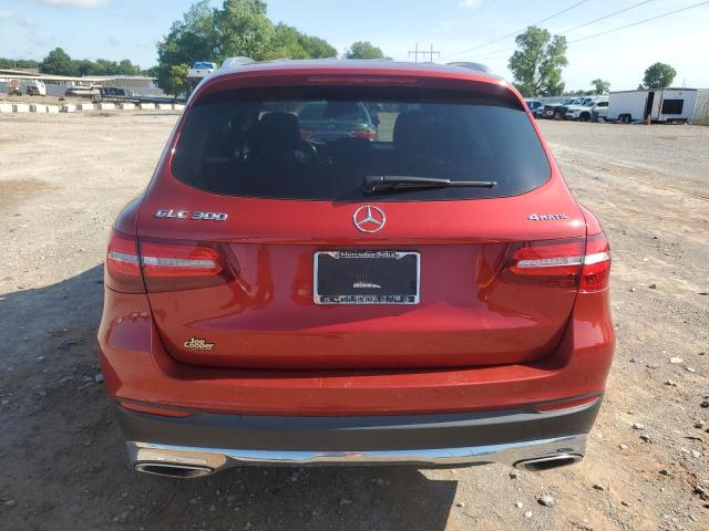  MERCEDES-BENZ GLC-CLASS 2018 Czerwony