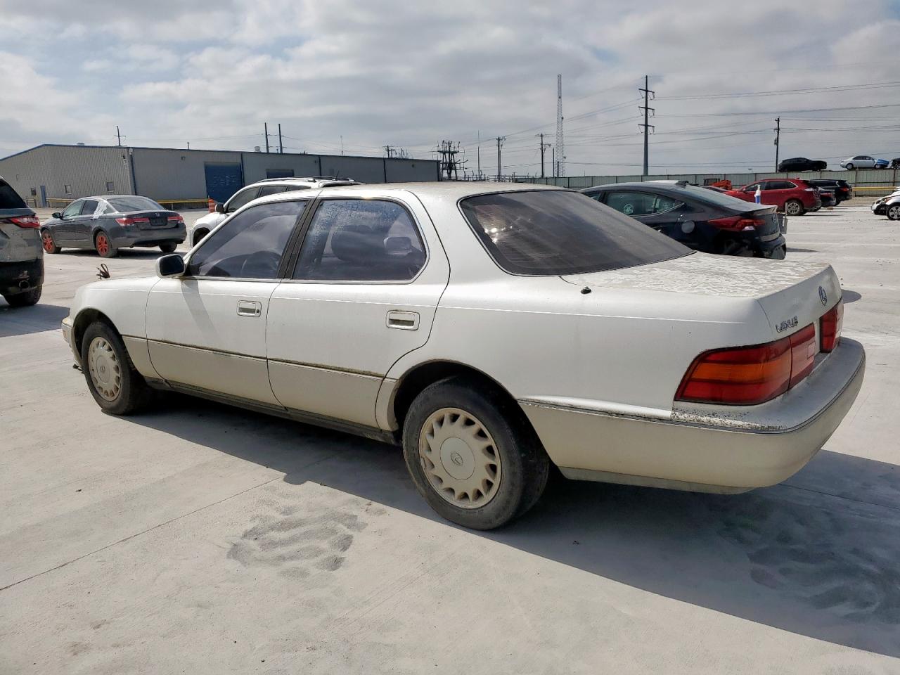1990 Lexus Ls 400 white null gas JT8UF11E5L0018612 photo #3