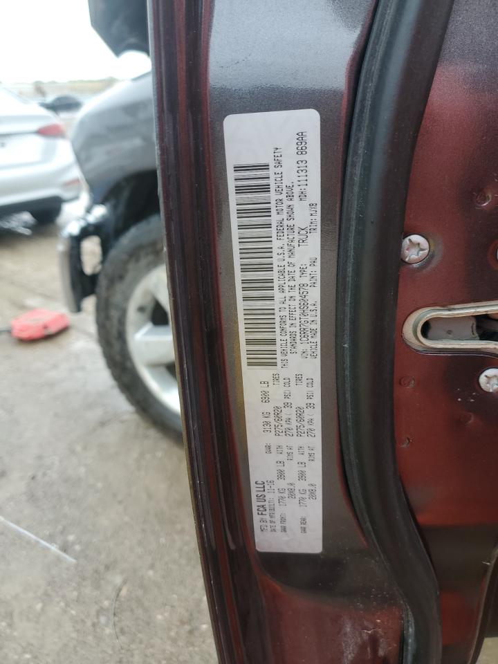 2017 Ram 1500 Slt VIN: 1C6RR7GT0HS604578 Lot: 59376665