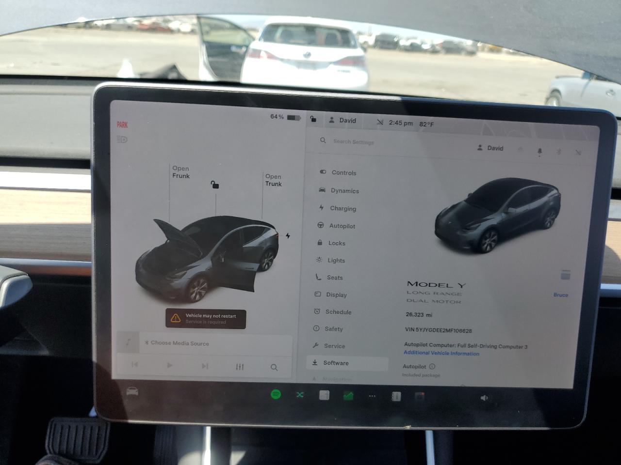 2021 Tesla Model Y VIN: 5YJYGDEE2MF106628 Lot: 62201765