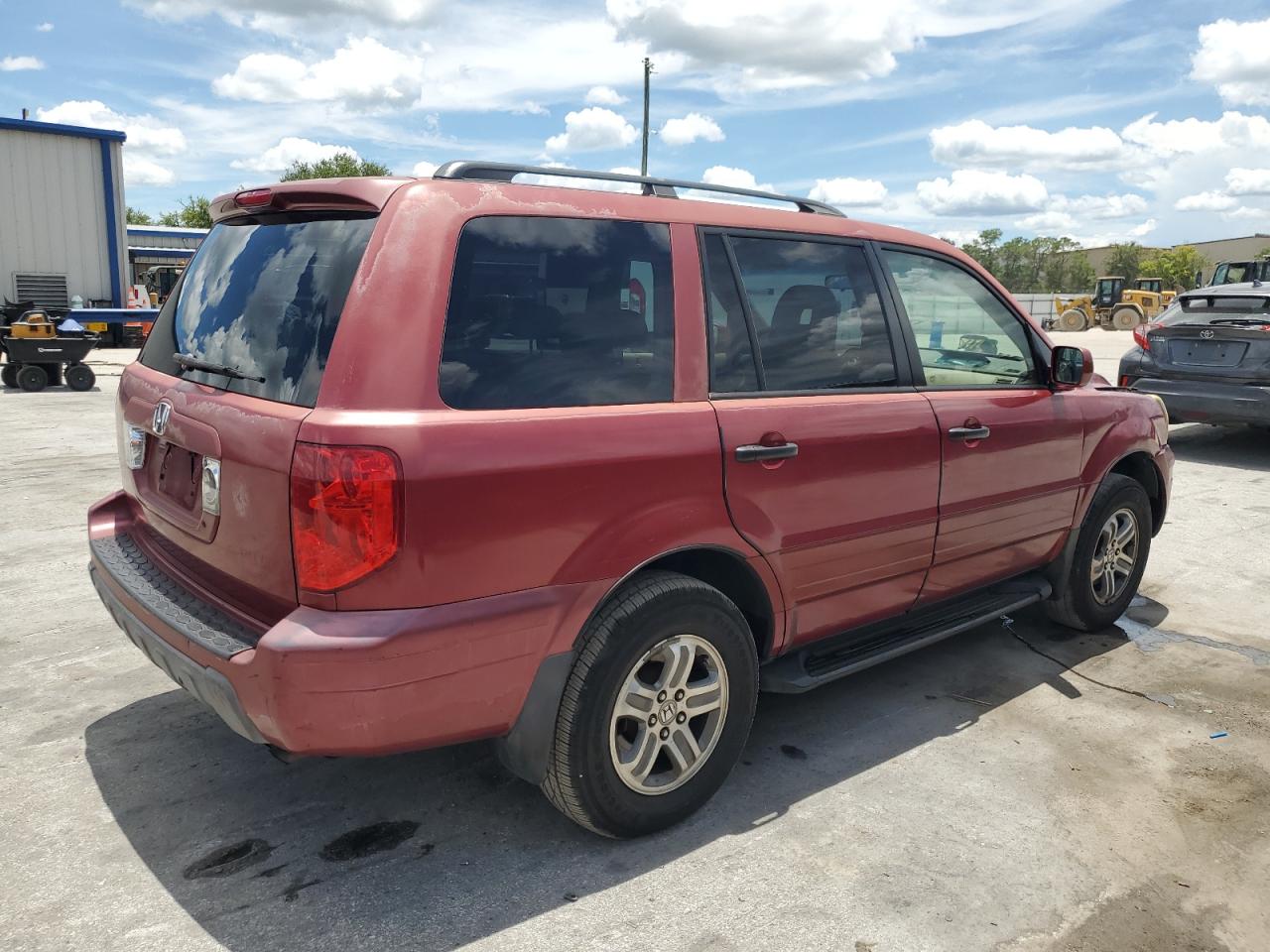 HONDA PILOT 2004 VIN 2HKYF18584H558954 фото 3