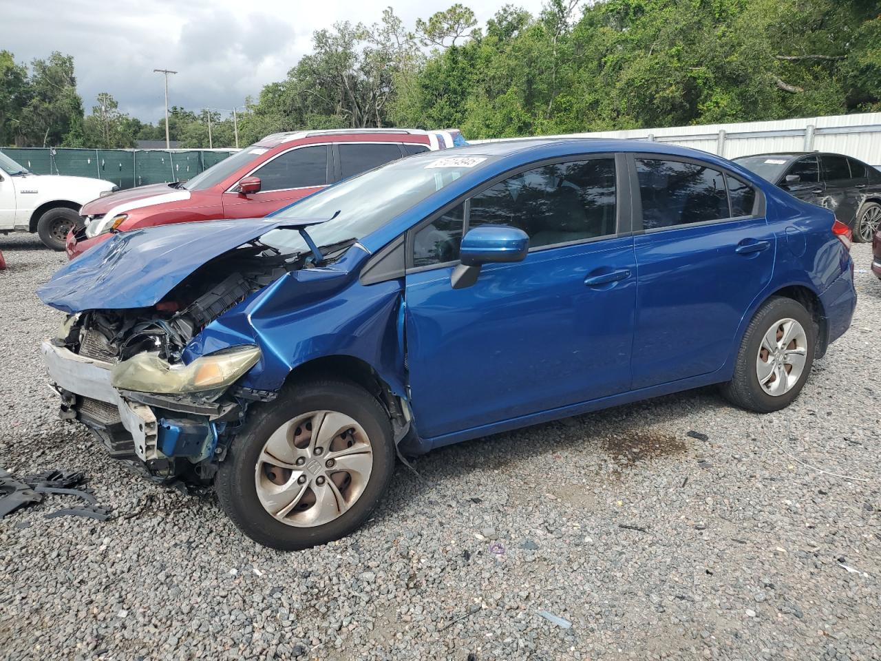 2014 Honda Civic Lx zu verkaufen in Riverview, FL - Front End