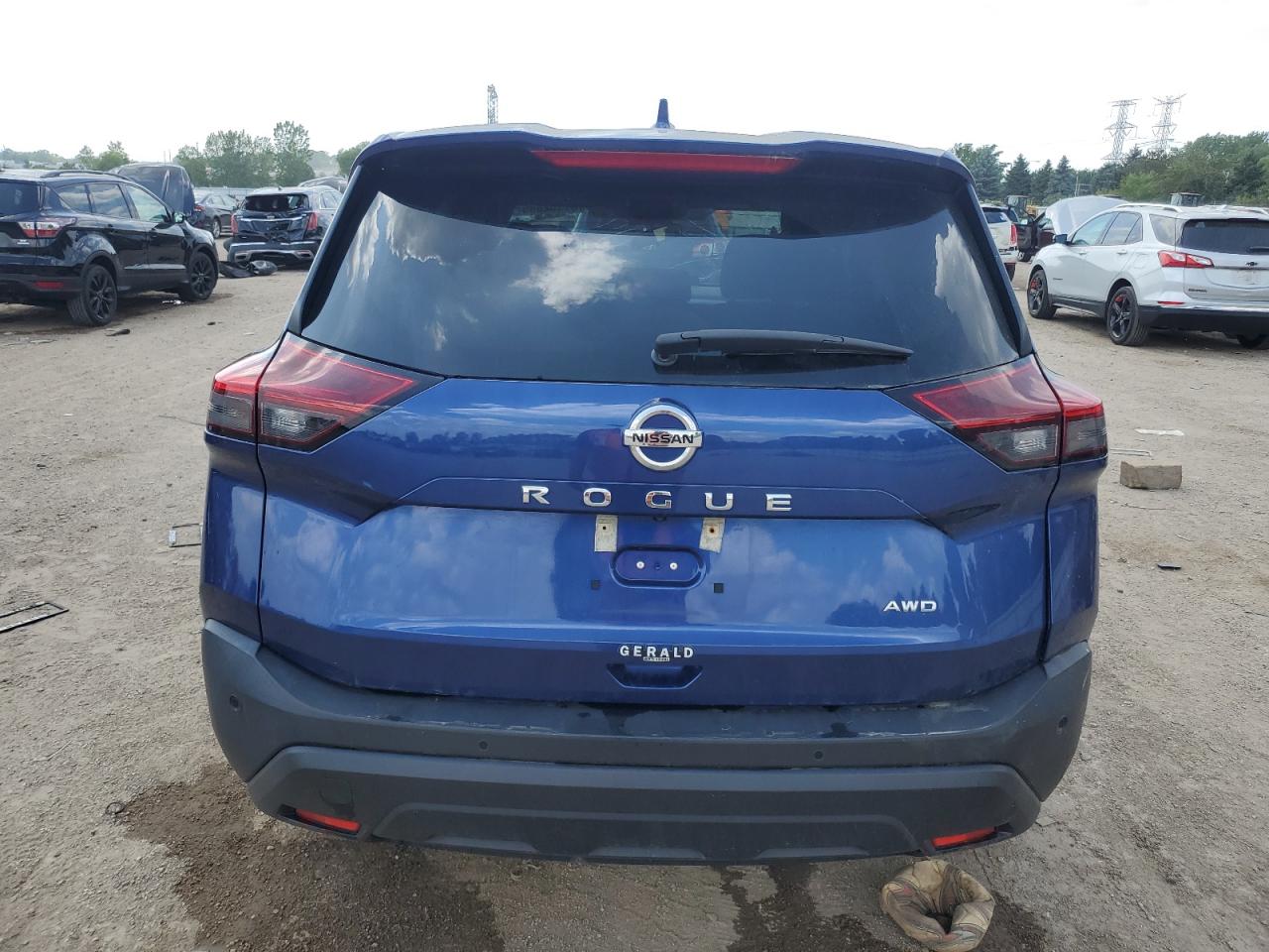 2021 Nissan Rogue S VIN: 5N1AT3AB9MC829002 Lot: 61152885