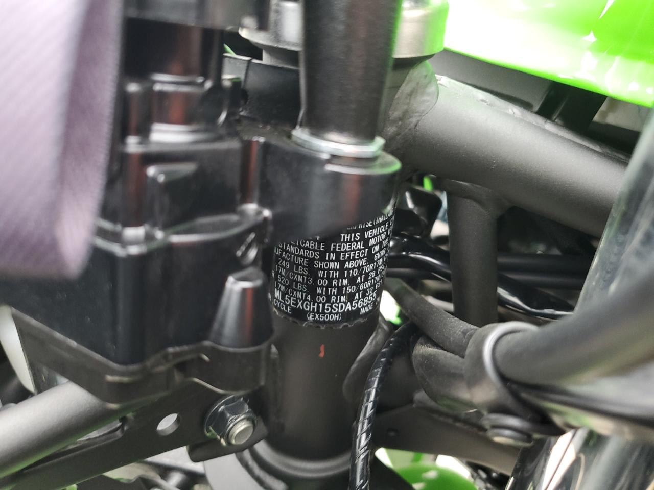 ml5exgh15sda56855 ML5EXGH15SDA56855 2025 Kawasaki Ex500 H