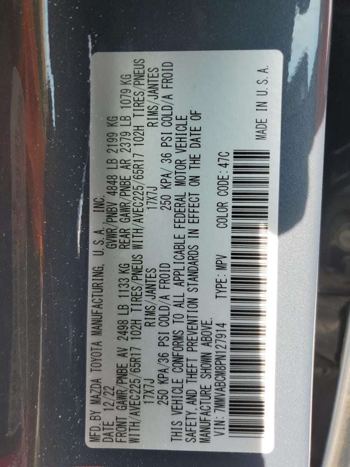2023 Mazda Cx-50 Preferred Plus VIN: 7MMVABCM8PN127914 Lot: 60527155
