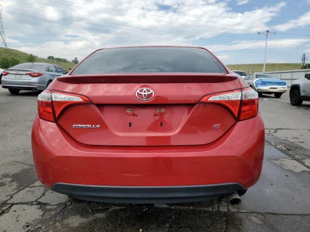  TOYOTA COROLLA 2014 Красный