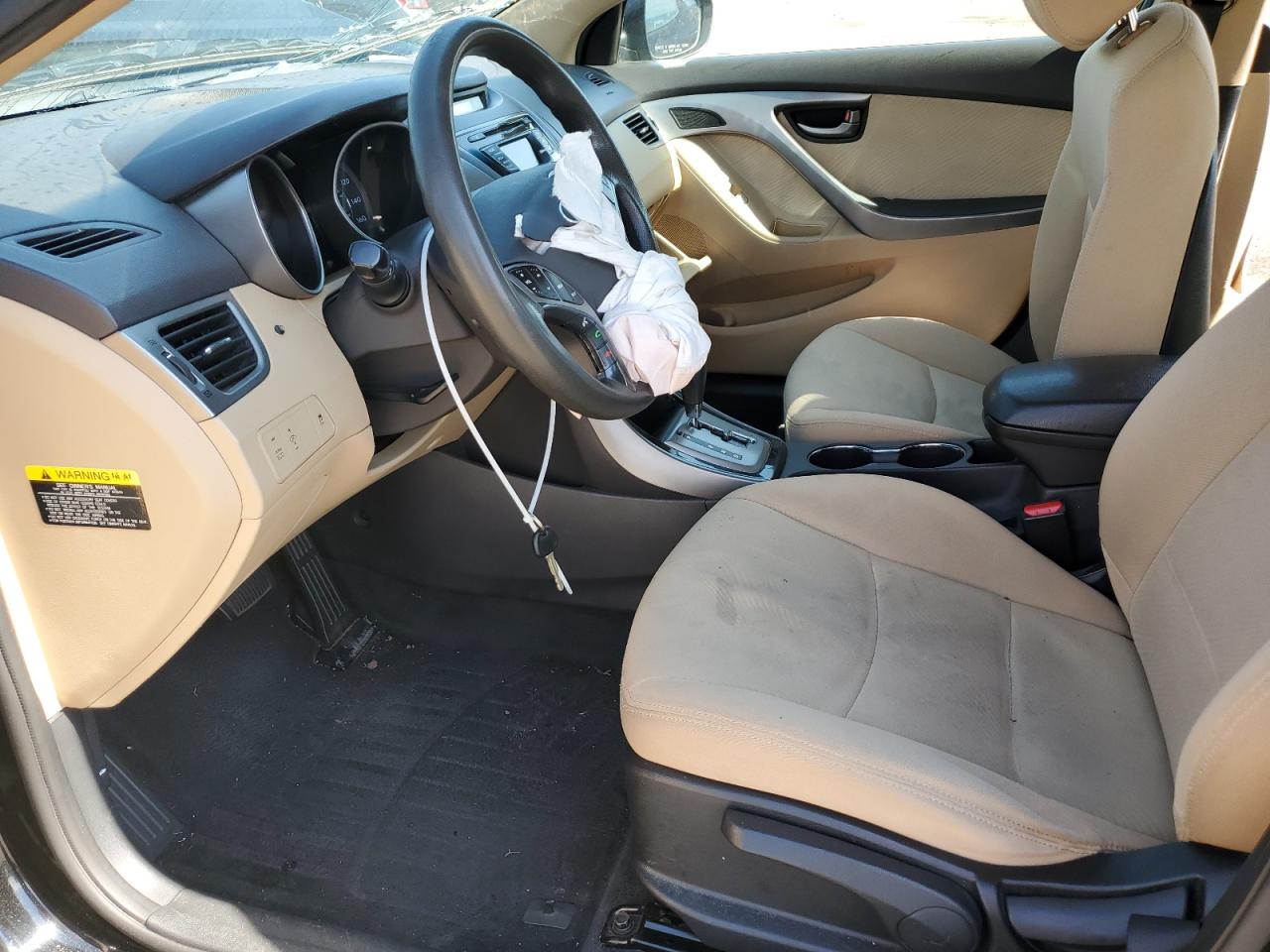 2013 Hyundai Elantra Gls VIN: KMHDH4AE0DU916036 Lot: 62863515