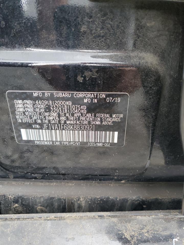 2019 Subaru Wrx Premium VIN: JF1VA1F68K8830921 Lot: 61685565