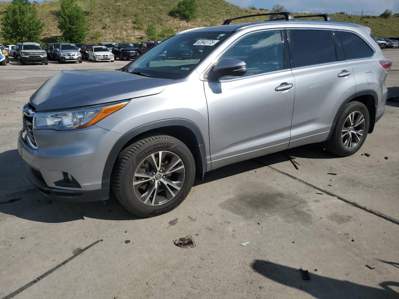 TOYOTA HIGHLANDER 2016 VIN 5TDJKRFH7GS341421