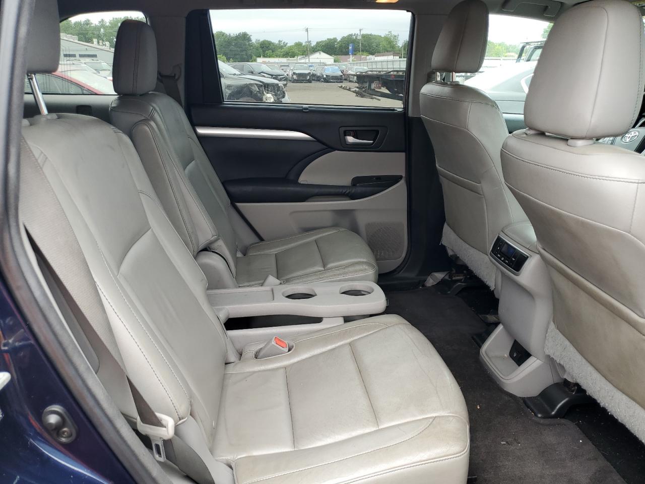 TOYOTA HIGHLANDER 2014 VIN 5TDJKRFH5ES013122 фото 11