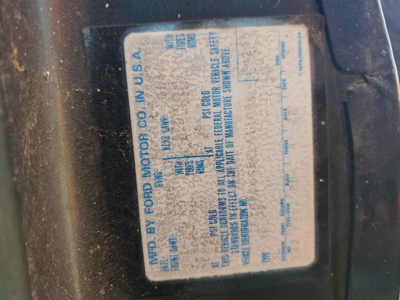 1984 Ford F250 VIN: 1FTEF26G5ELA11036 Lot: 59408425