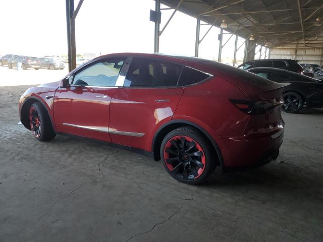  TESLA MODEL Y 2022 Czerwony