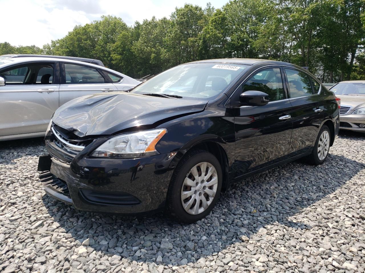 2014 Nissan Sentra S იყიდება North Billerica-ში, MA - Front End