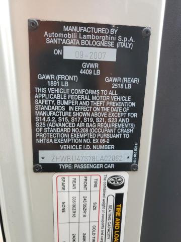2008 LAMBORGHINI MURCIELAGO   