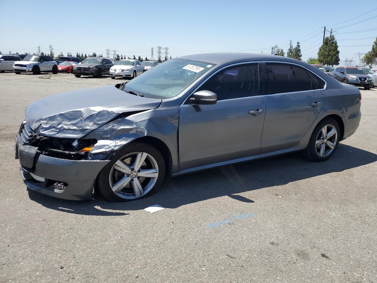 2015 Volkswagen Passat S en Venta en Rancho Cucamonga, CA - Front End