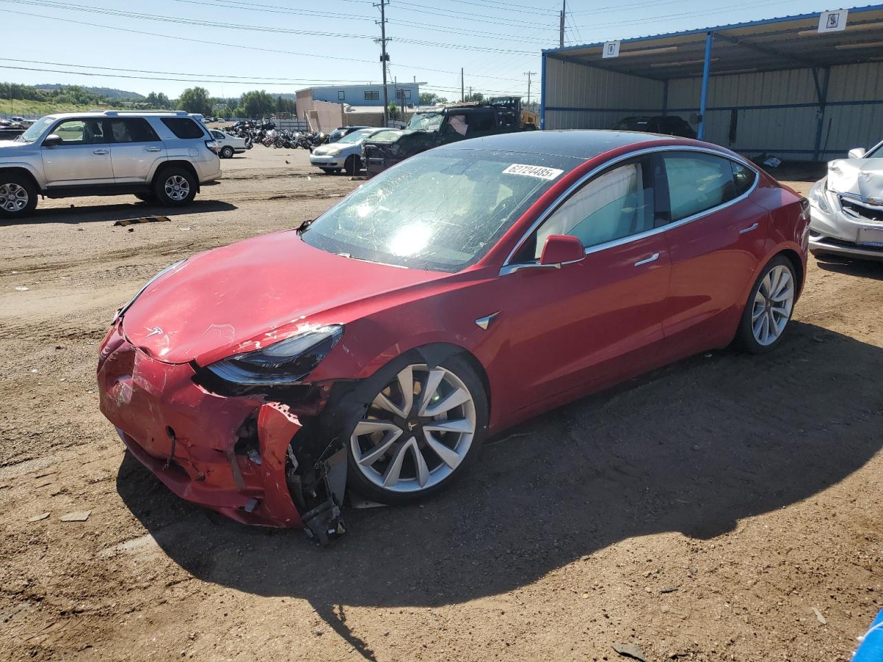 TESLA MODEL 3 2020 VIN 5YJ3E1EB7LF666907