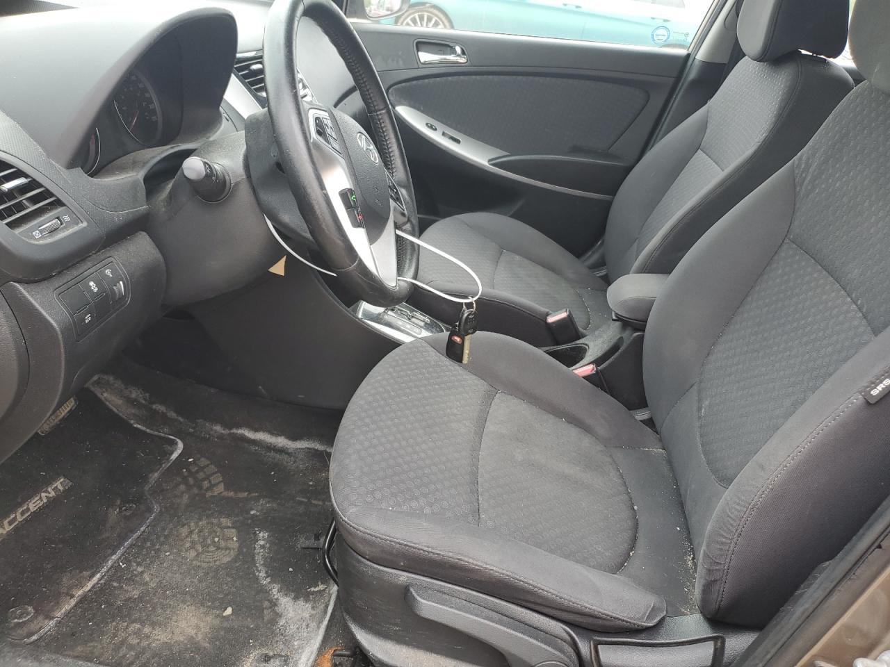 2012 Hyundai Accent Gls VIN: KMHCU5AE0CU049653 Lot: 62464935