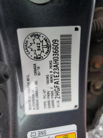 2010 HONDA CIVIC DX  