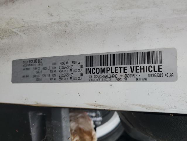 2019 RAM PROMASTER 3500 3500 STANDARD  