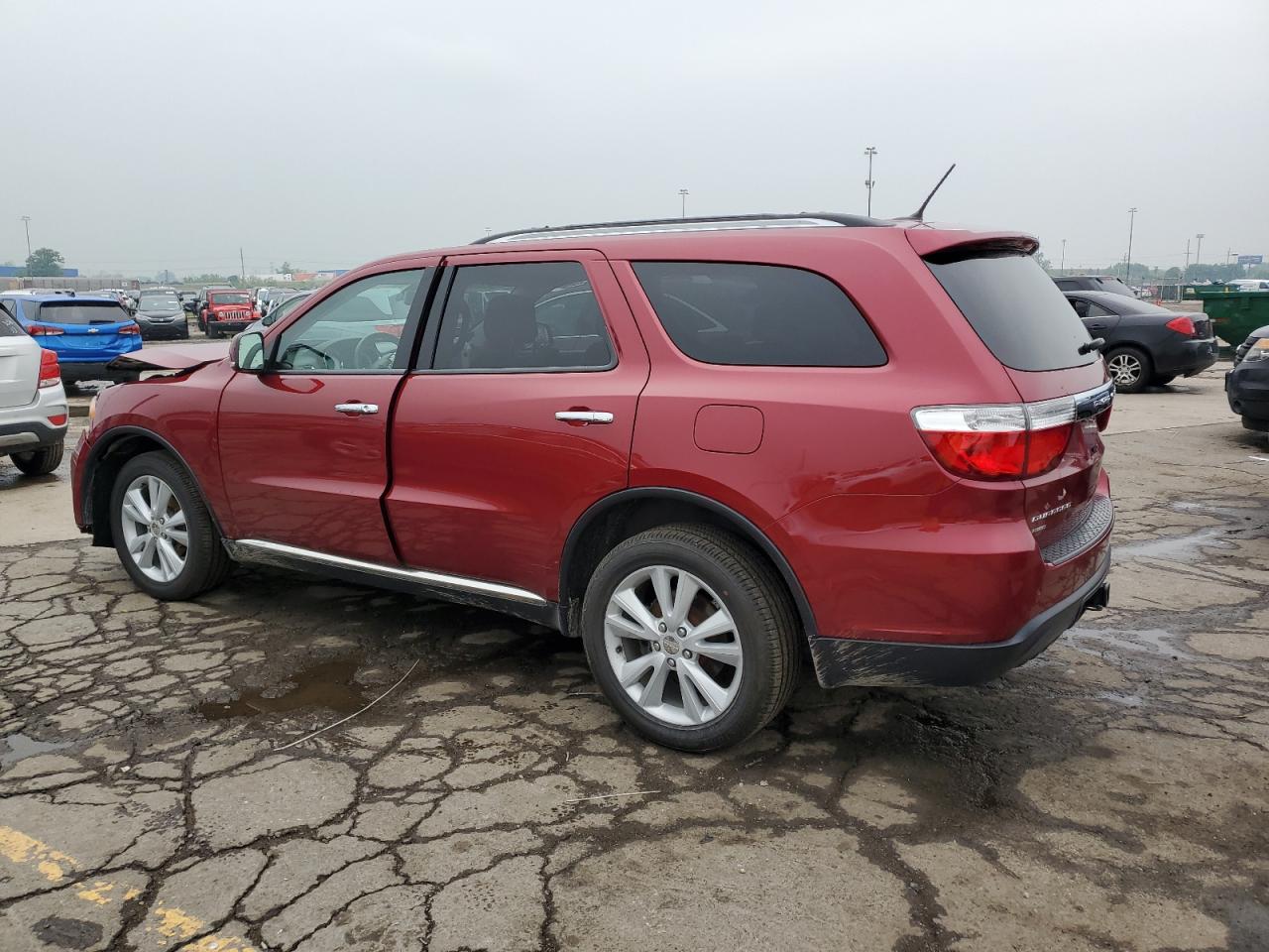 2013 Dodge Durango Crew red null flexible 1C4RDJDG1DC690239 photo #3