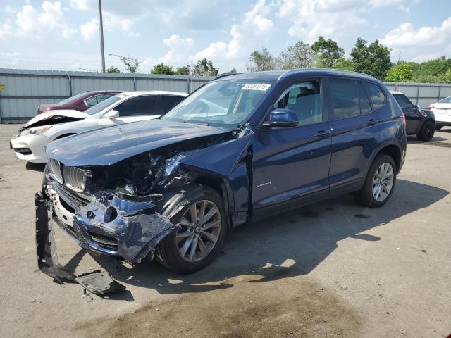  BMW X3 2017 Синий