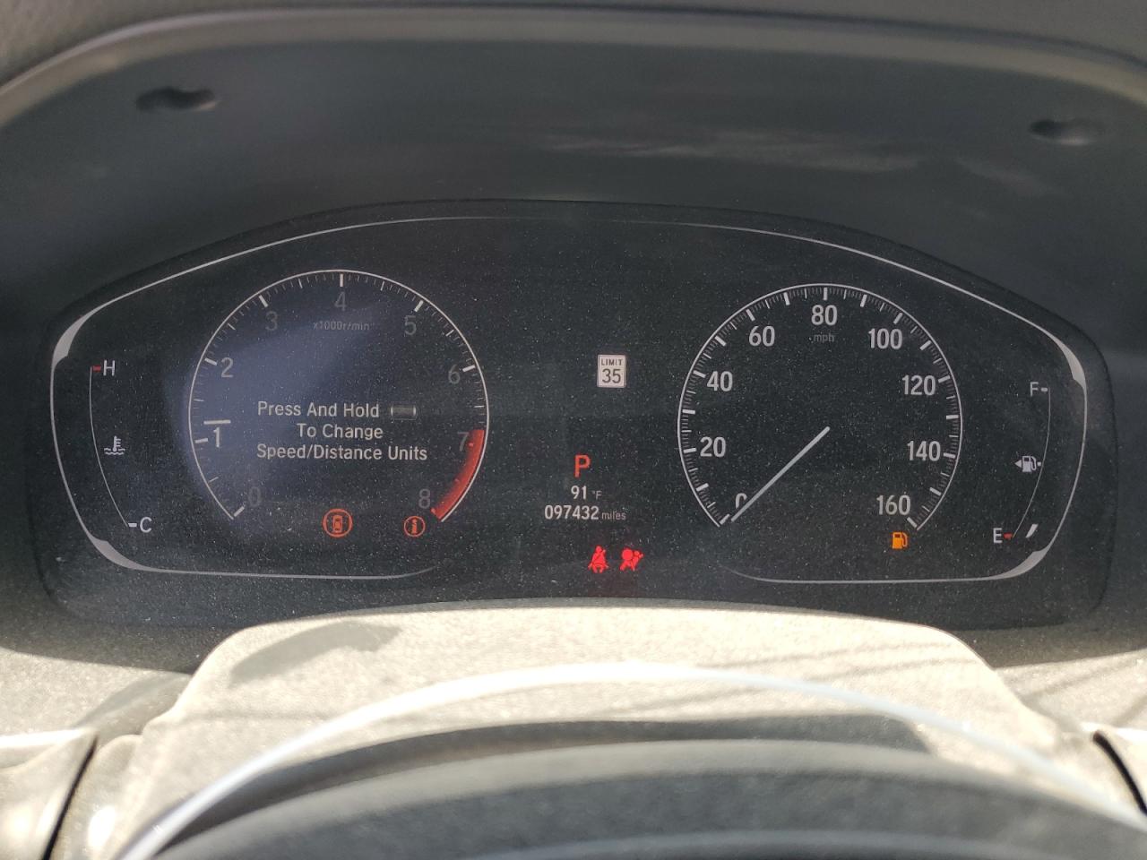 HONDA ACCORD 2019 VIN 1HGCV2F3XKA034103 фото 9