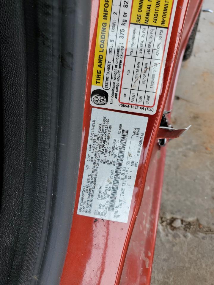 2019 Ford Fiesta Se VIN: 3FADP4BJ3KM128569 Lot: 62690535